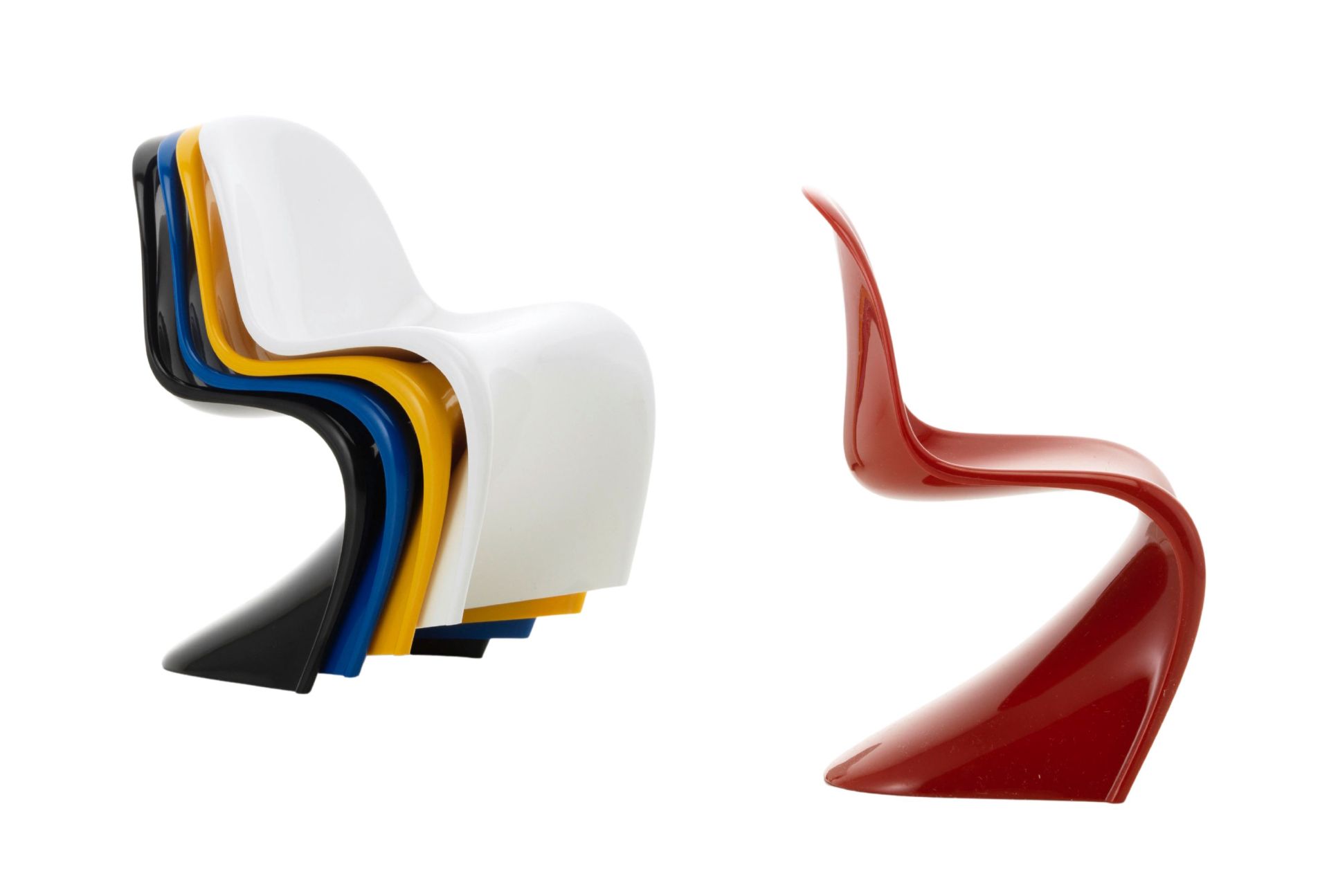 Miniatur Set Panton Chair Vitra