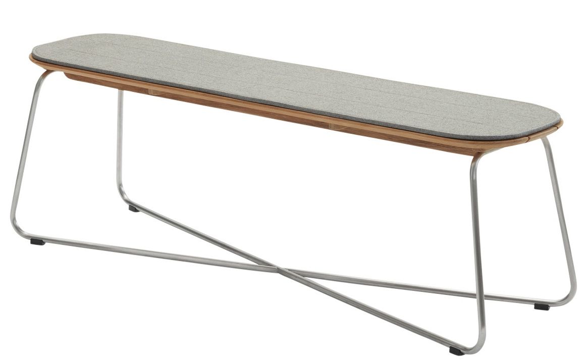 Lilium Bank Benche Cushion Sitzkissen Outdoor Skagerak by Fritz Hansen Ash