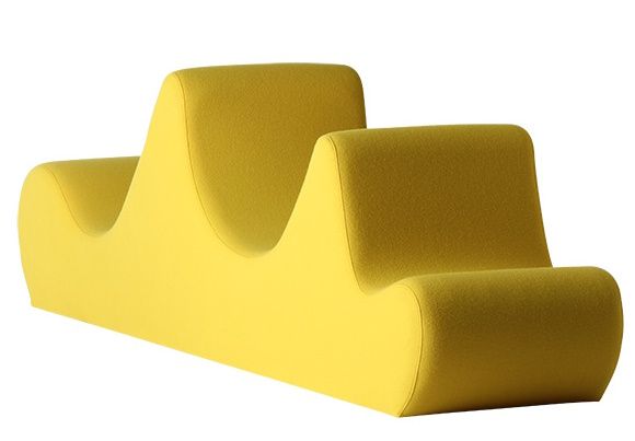 Welle 3 Sofa 3-Sitzer Verpan