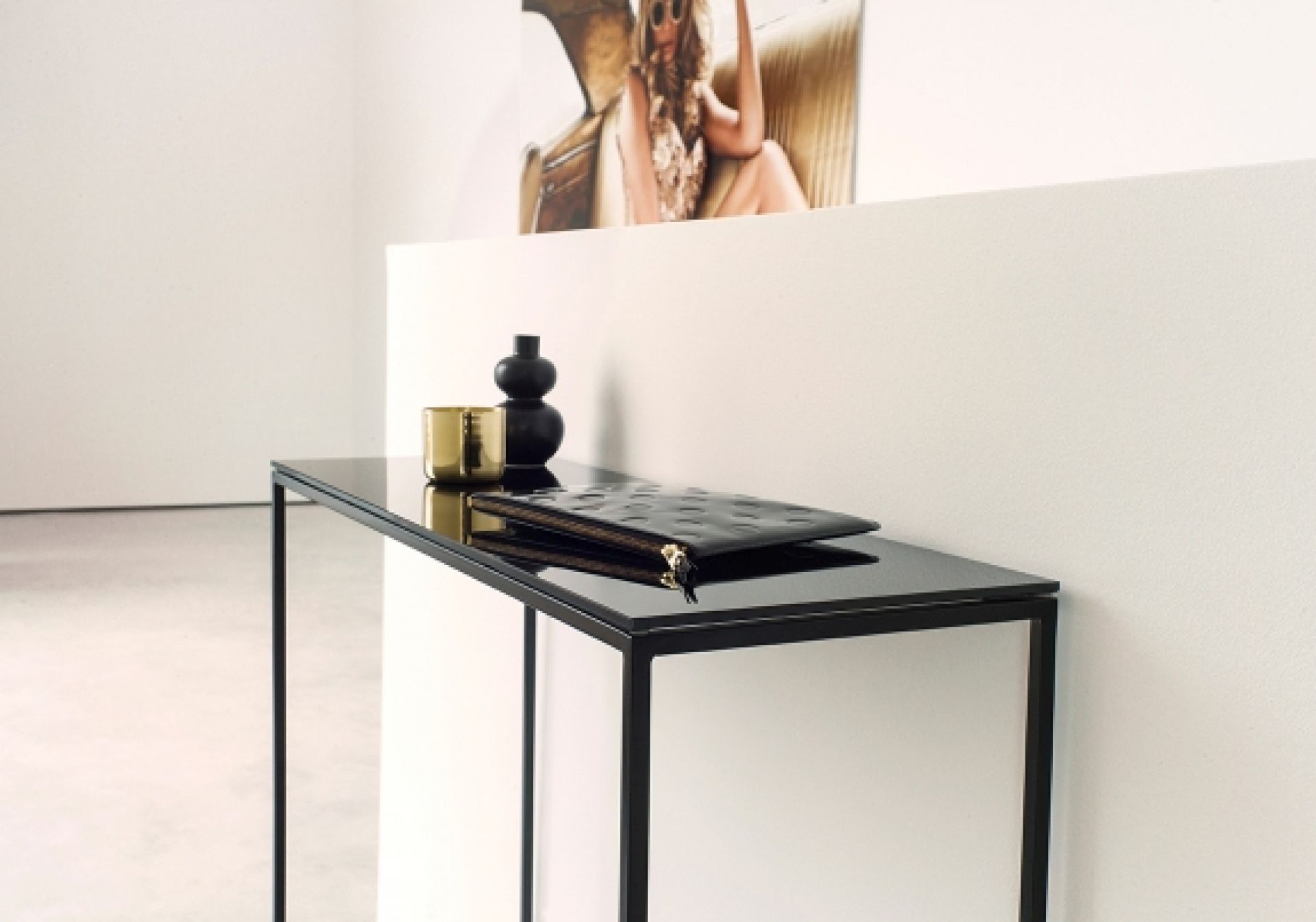 Rack Konsoltisch B 70 cm schwarz Schönbuch