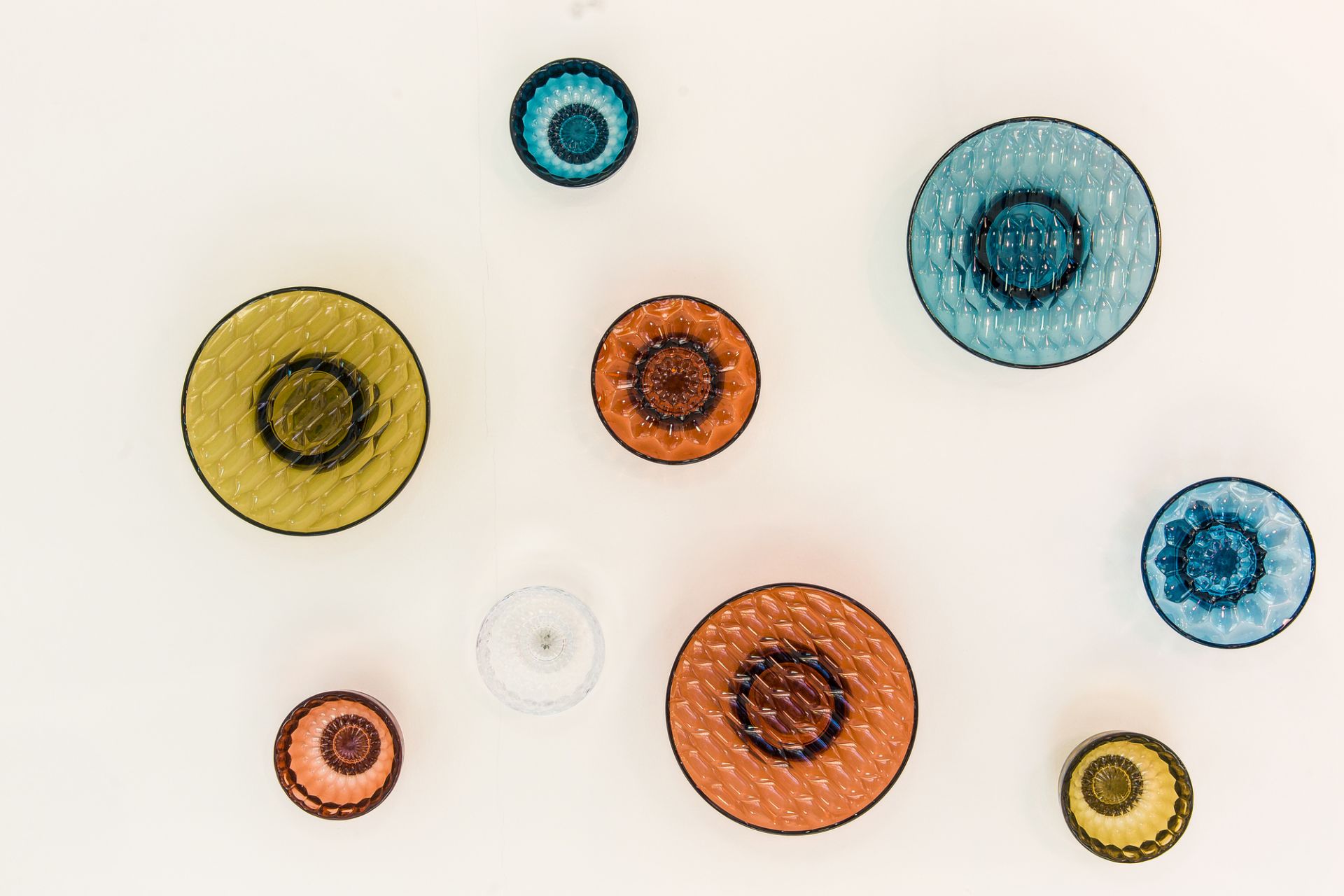 Jellies Coat Hangers Garderobenhaken GROSS / KRISTALL DURCHSICHTIG Kartell EINZELSTÜCK