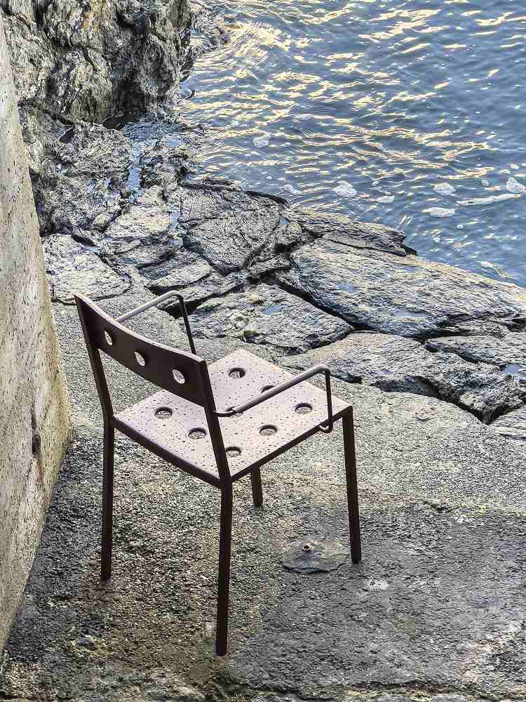 Balcony Outdoor Armchair Armlehnenstuhl ANTHRAZIT Hay EINZELSTÜCK 
