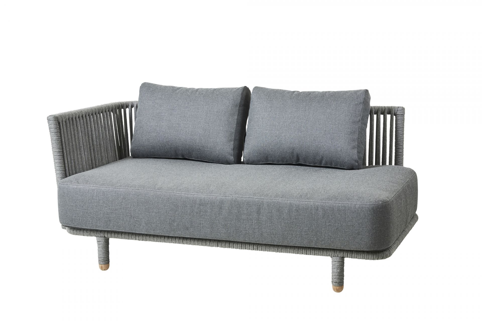 Moments Outdoor 2-Sitzer Sofa rechts Cane-Line