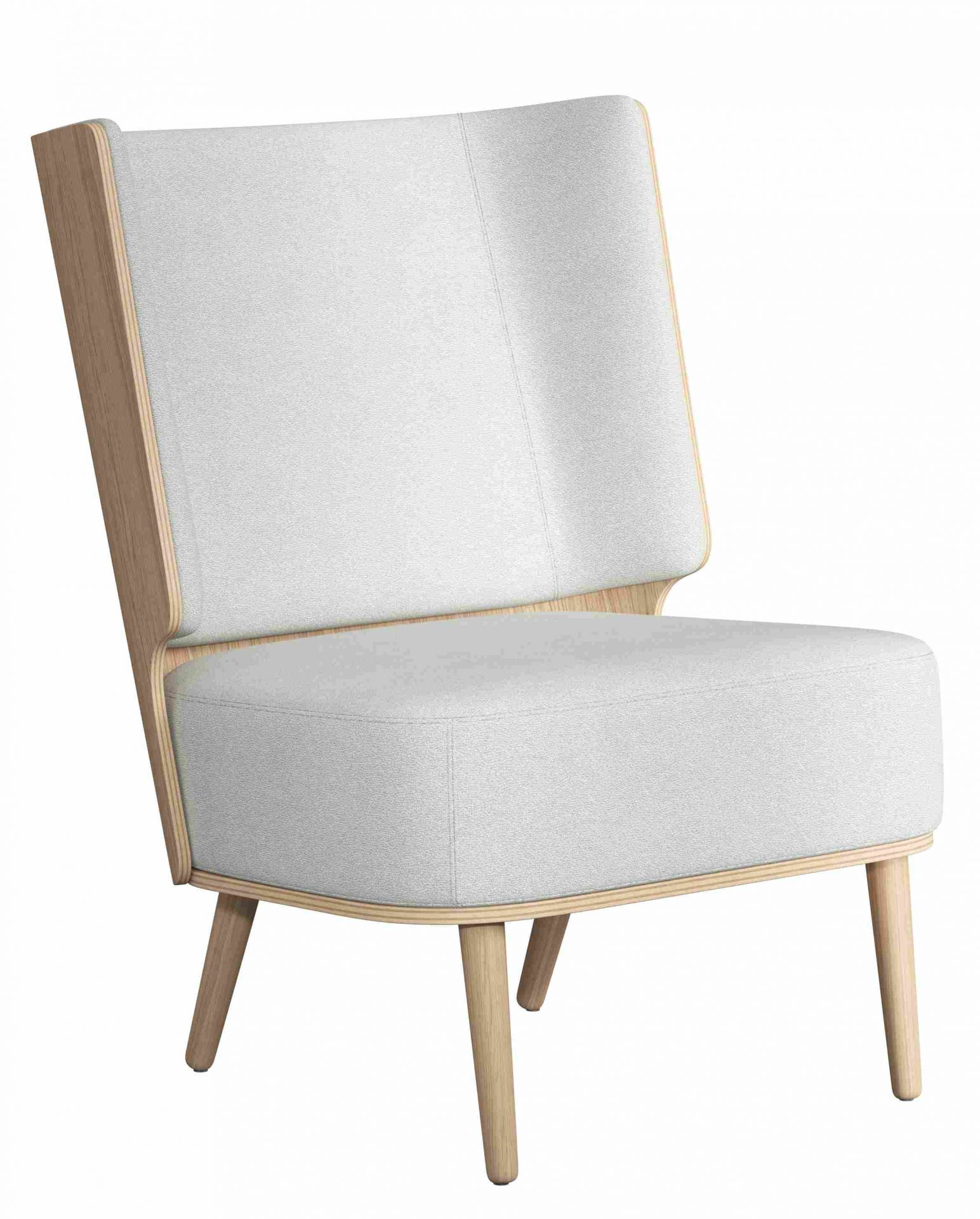 Serena Lounge Chair Sessel Eiche natur novoform