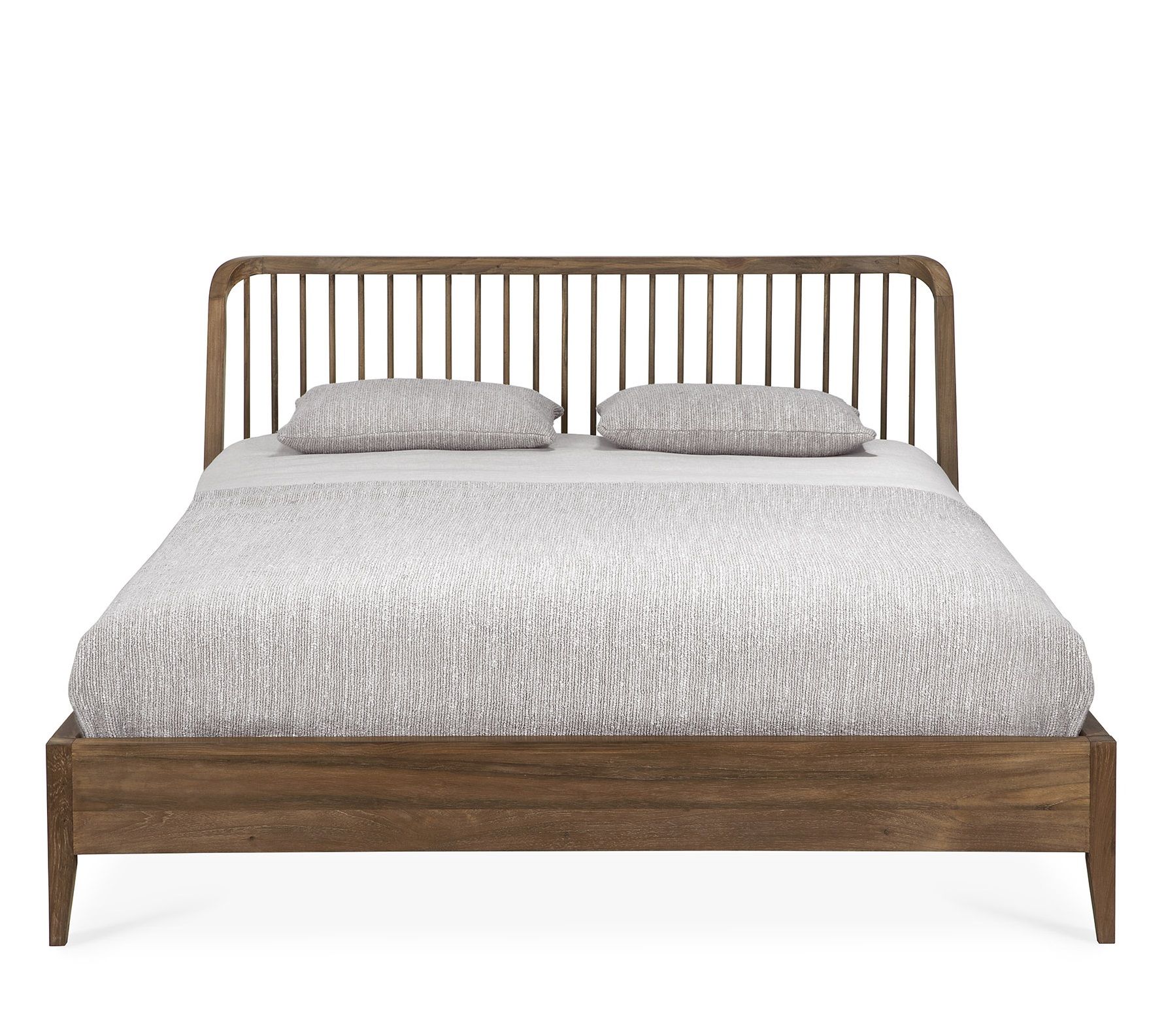 Spindle Bett Ethnicraft Teak 160x200 cm