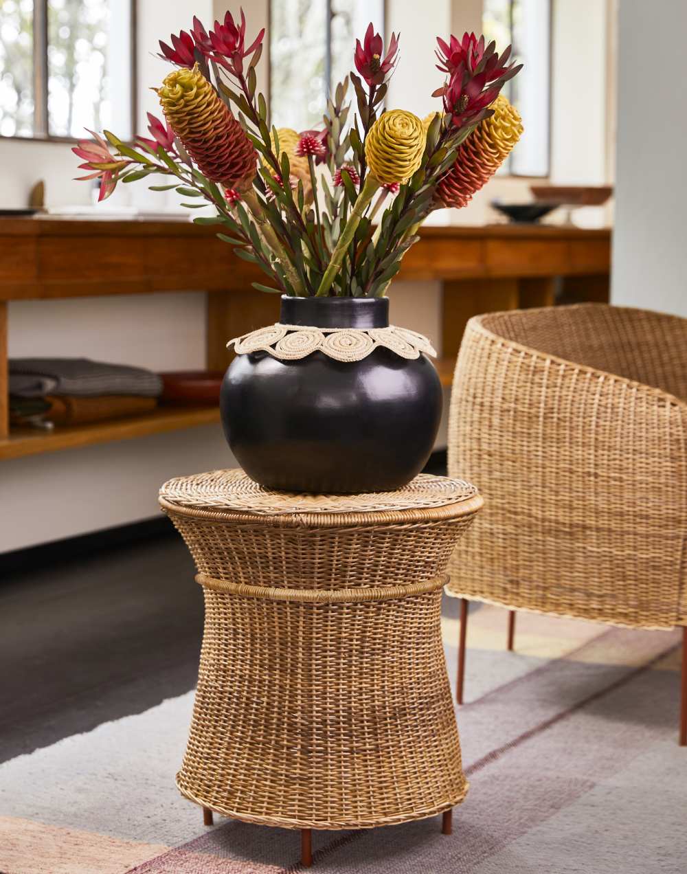 Caribe Natural Tall Side Table Beistelltisch Outdoor ames   