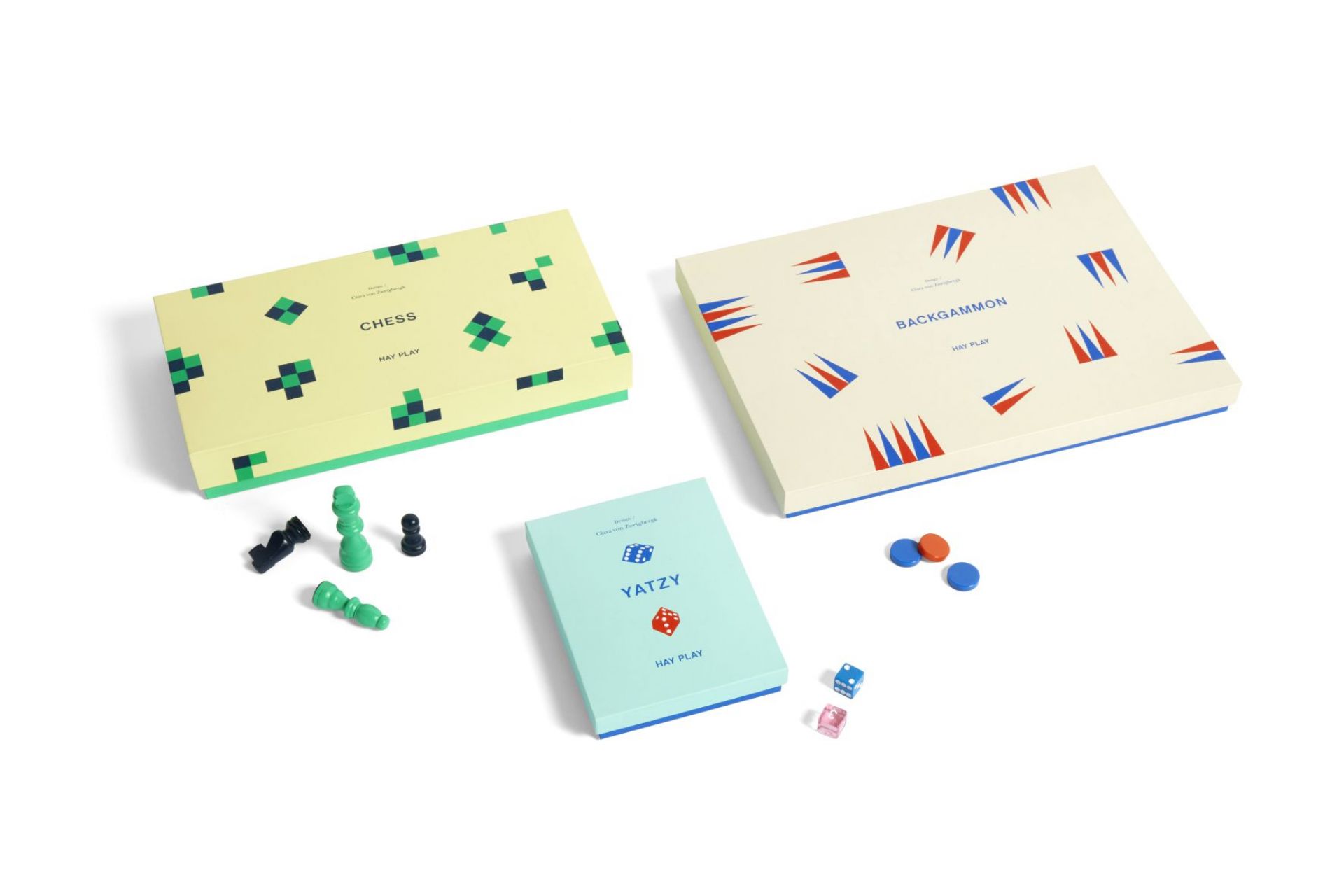 Play Backgammon Off-white Hay EINZELSTÜCK