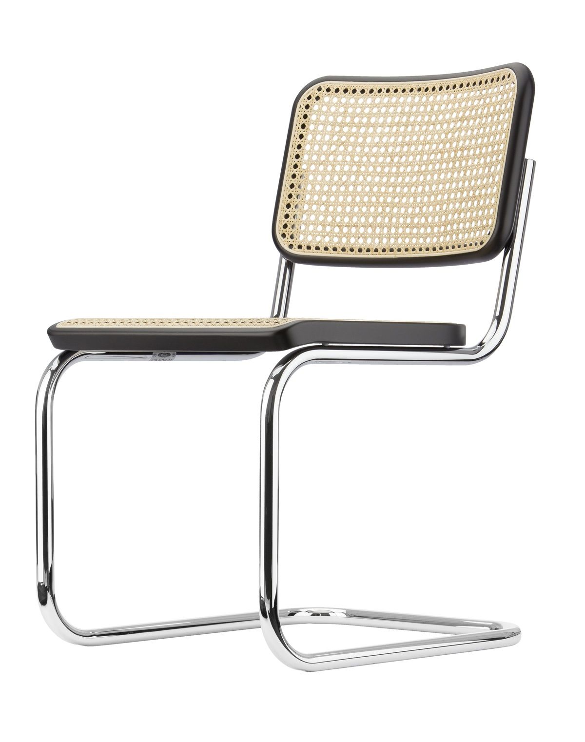 S 32 V Stahlrohr Klassiker Freischwiger CHROM / SCHWARZ Thonet VORZUGSKOMBINATION