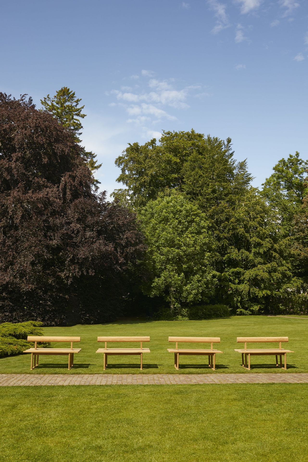 Banco Bank Double Teak Outdoor Skagerak by Fritz Hansen