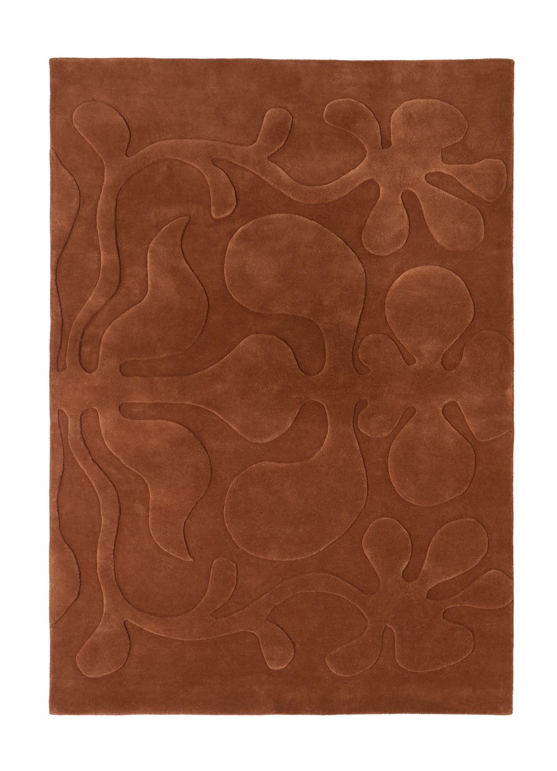 Lucia Eames Rooted Teppich Terracota Nanimarquina