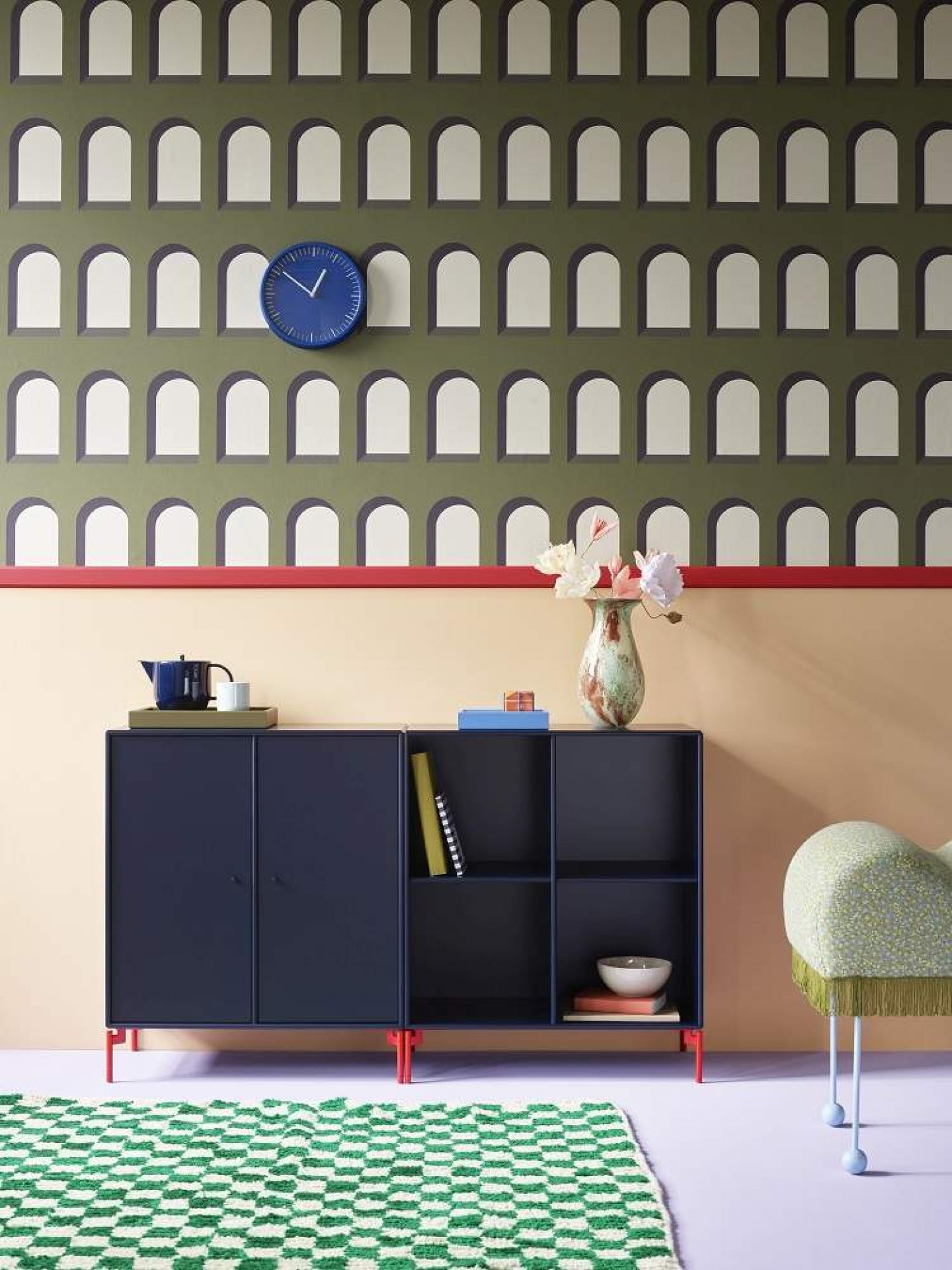 Pair Sideboard B Montana Mushroom Schwarz