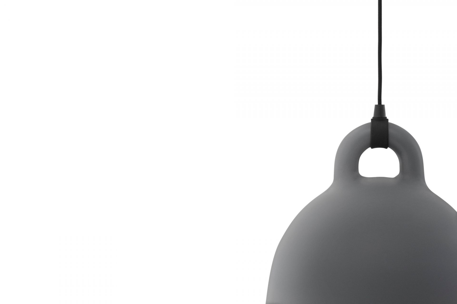 Bell Lamp Hängeleuchte Normann Copenhagen Grau Ø 35 cm