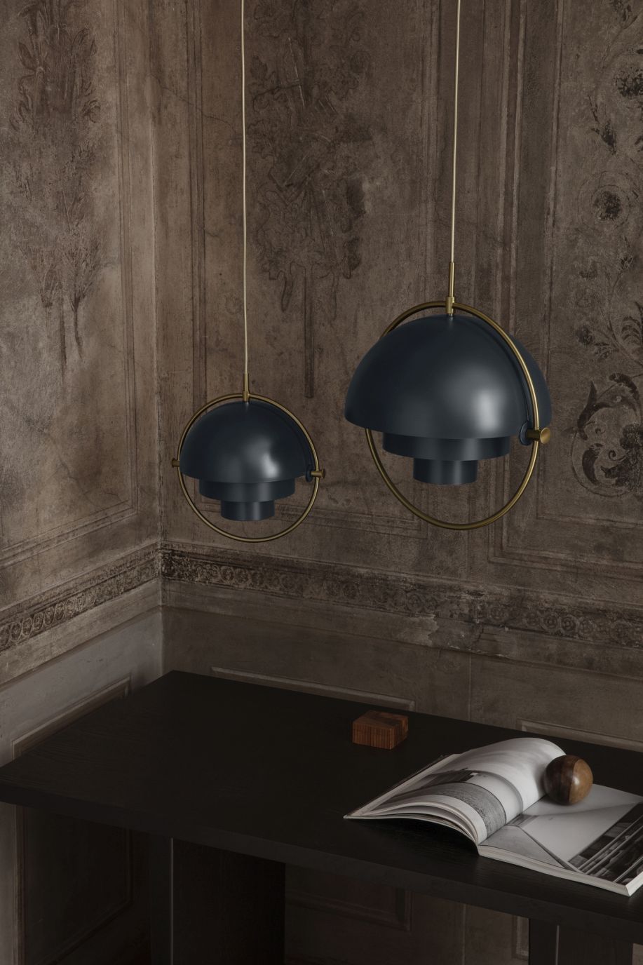 Multi-Lite Pendant lamp Pendelleuchte S Chrom Gubi 