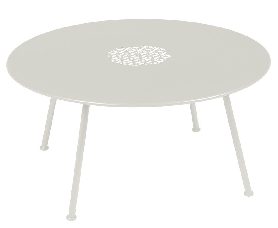 Lorette niedriger Outdoor Beistelltisch / Couchtisch Ø 80 cm Fermob