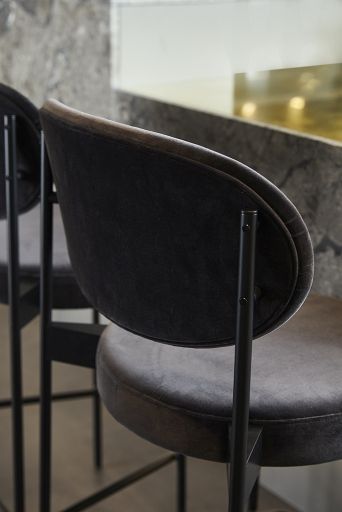 Series 430 Bar Stool Barhocker 75 cm SCHWARZ / REMIX 123 Verpan EINZELSTÜCK