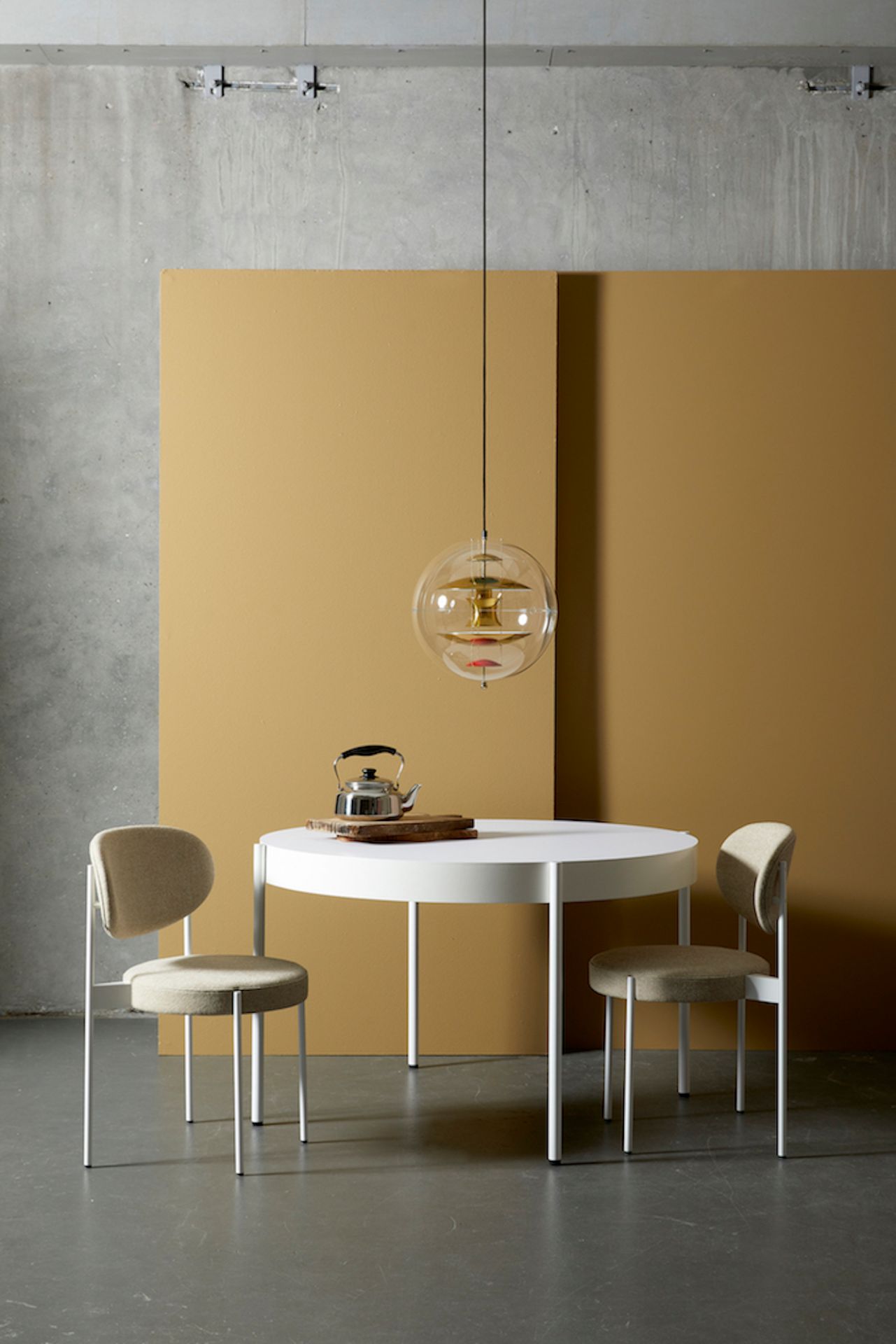 VP Globe Brass Finish Pendelleuchte Verpan