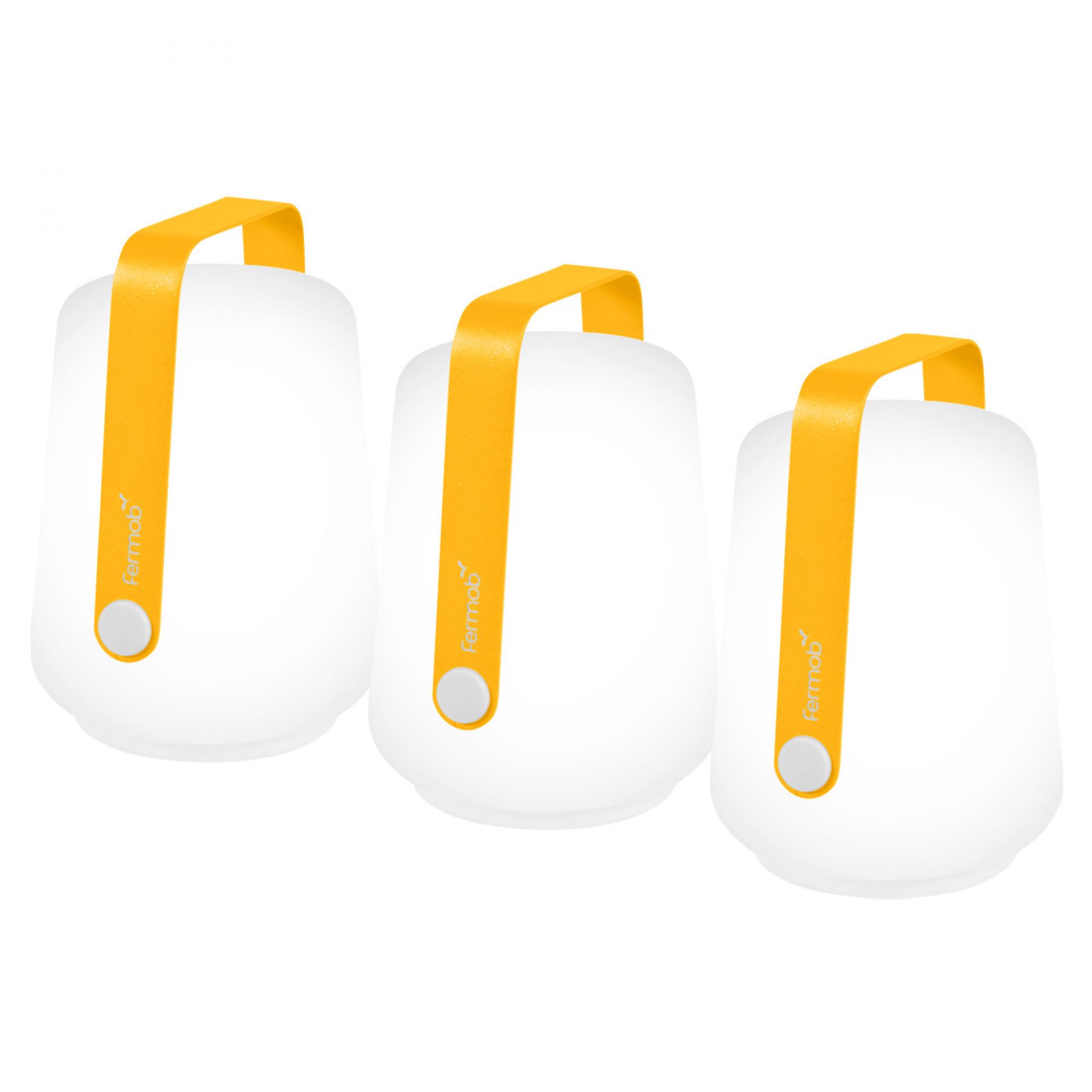 Balad Bamboo Tischleuchte H 12 cm 3-er Set  HONIG Fermob EINZELSTÜCK 