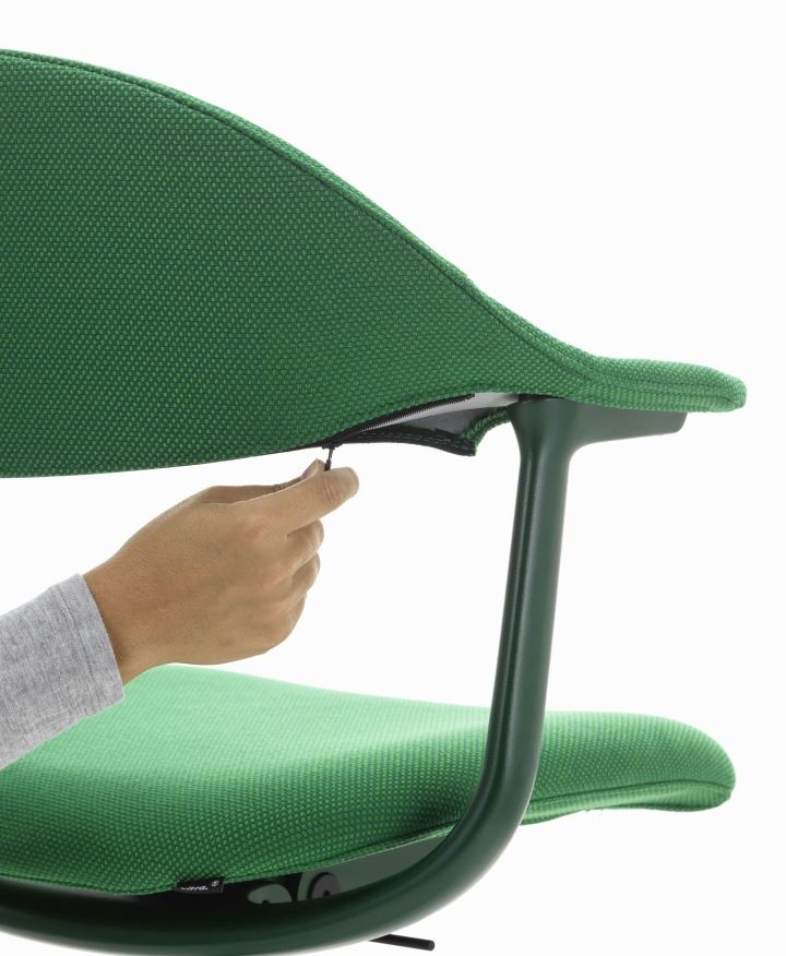 Mynt Rücken und Sitz Kunststoff Bürodrehstuhl Vitra