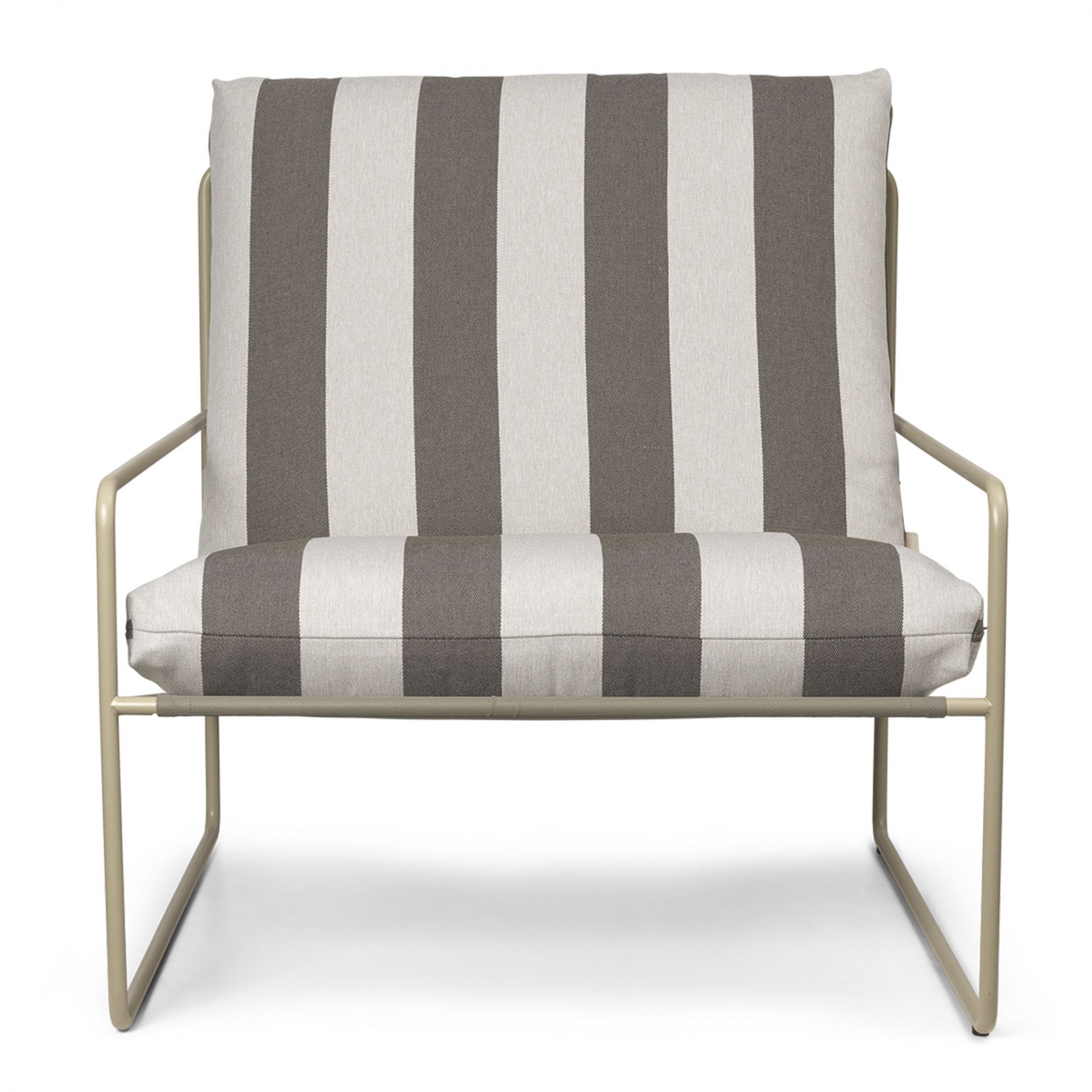 Desert 1- Sitzer Outdoor Sessel Stripes Gestell Cashmere Ferm Living
