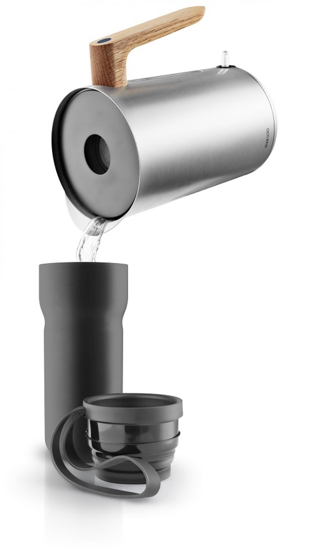 Nordic Kitchen Thermo tea mug Thermo-Teebecher mit Teefilter Schwarz Eva Solo EINZELSTÜCK