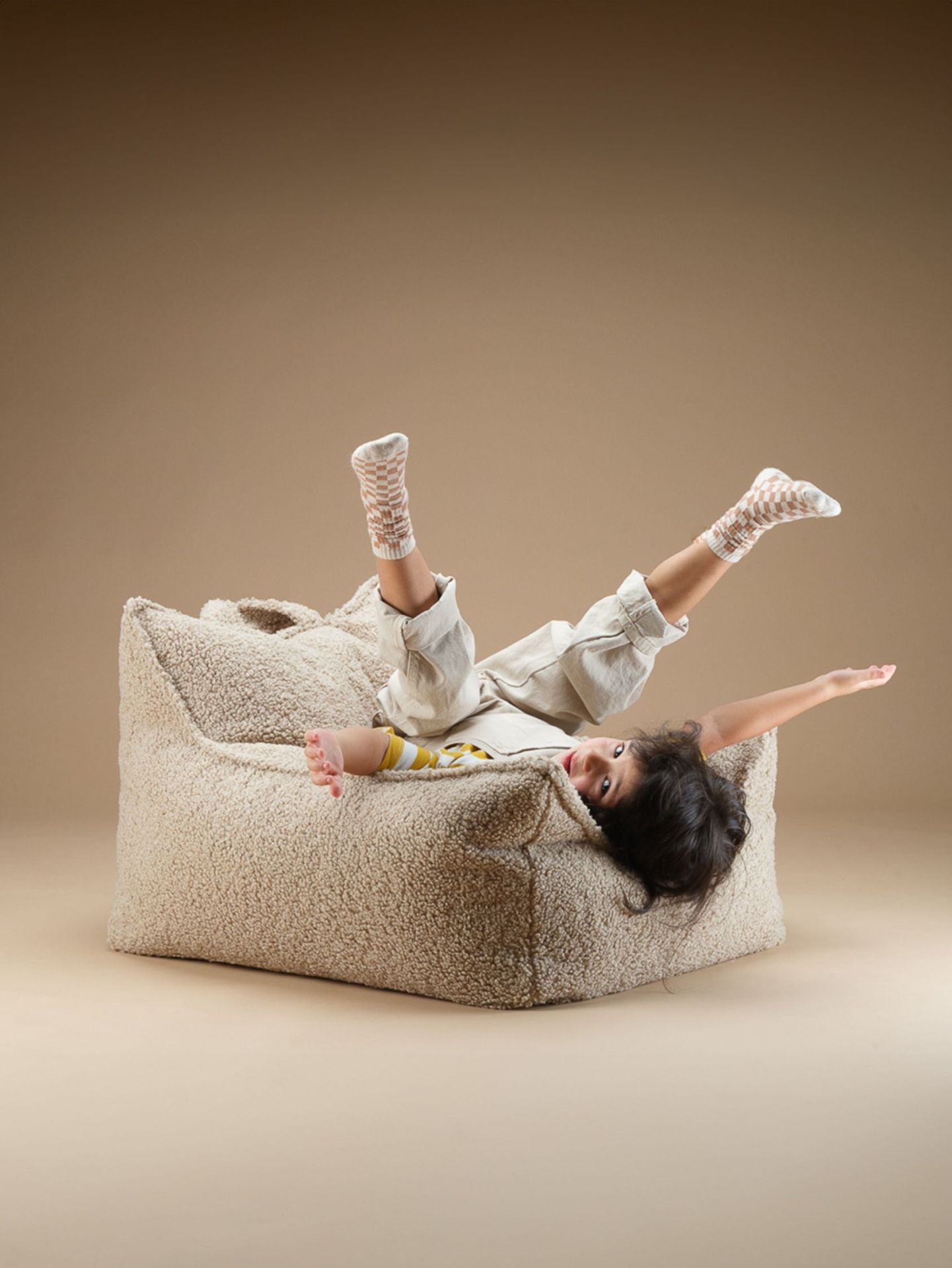 Sitzsack Sessel Teddystoff Wigiwama
