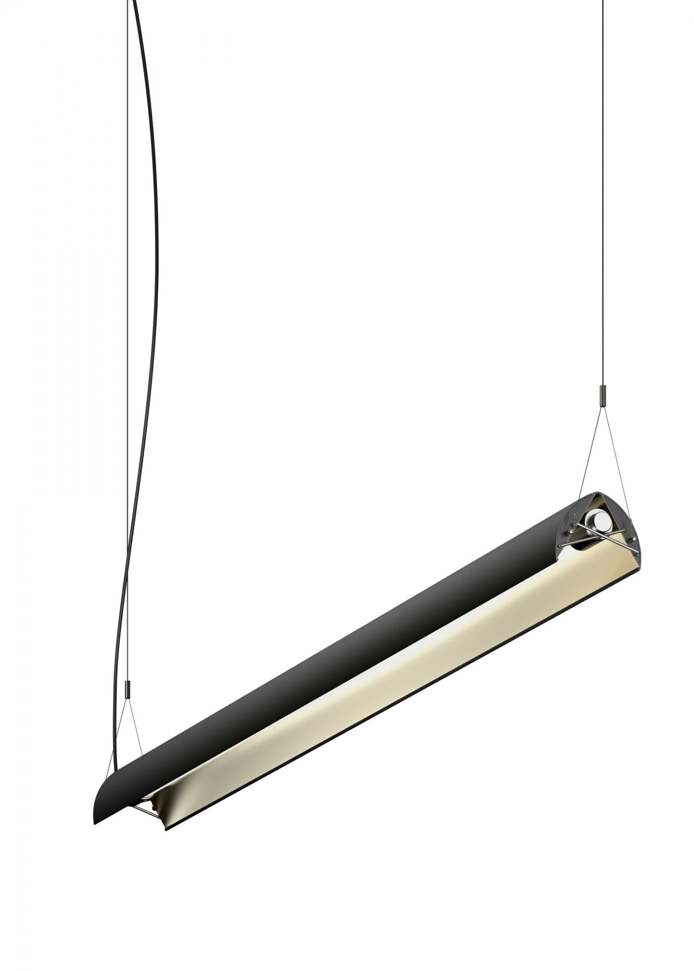 Updown 30 Pendelleuchte Belux Schwarz 2700K Dimmbar