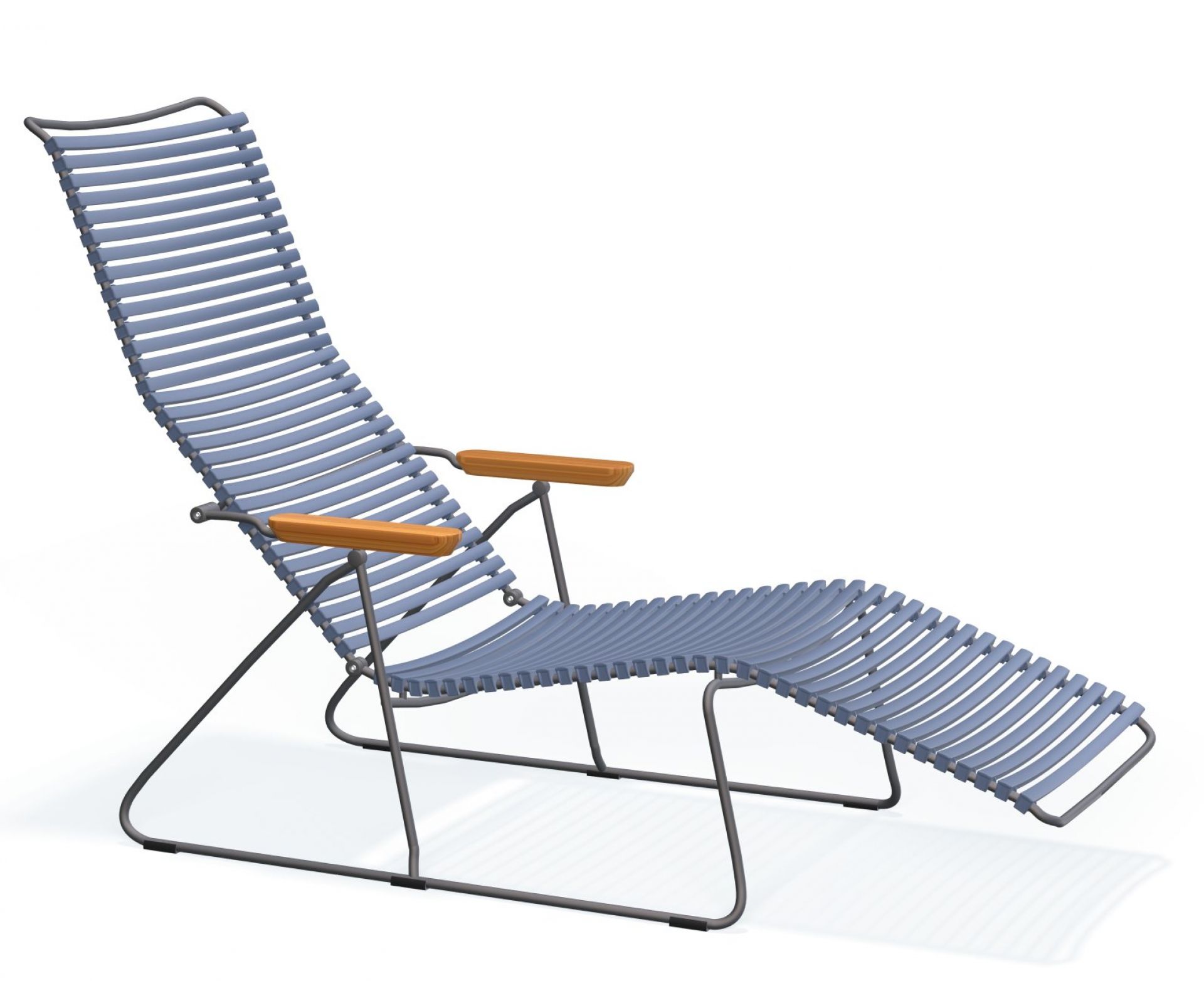 Click Sunlounger Outdoor Sonnenliege Houe Schwarz