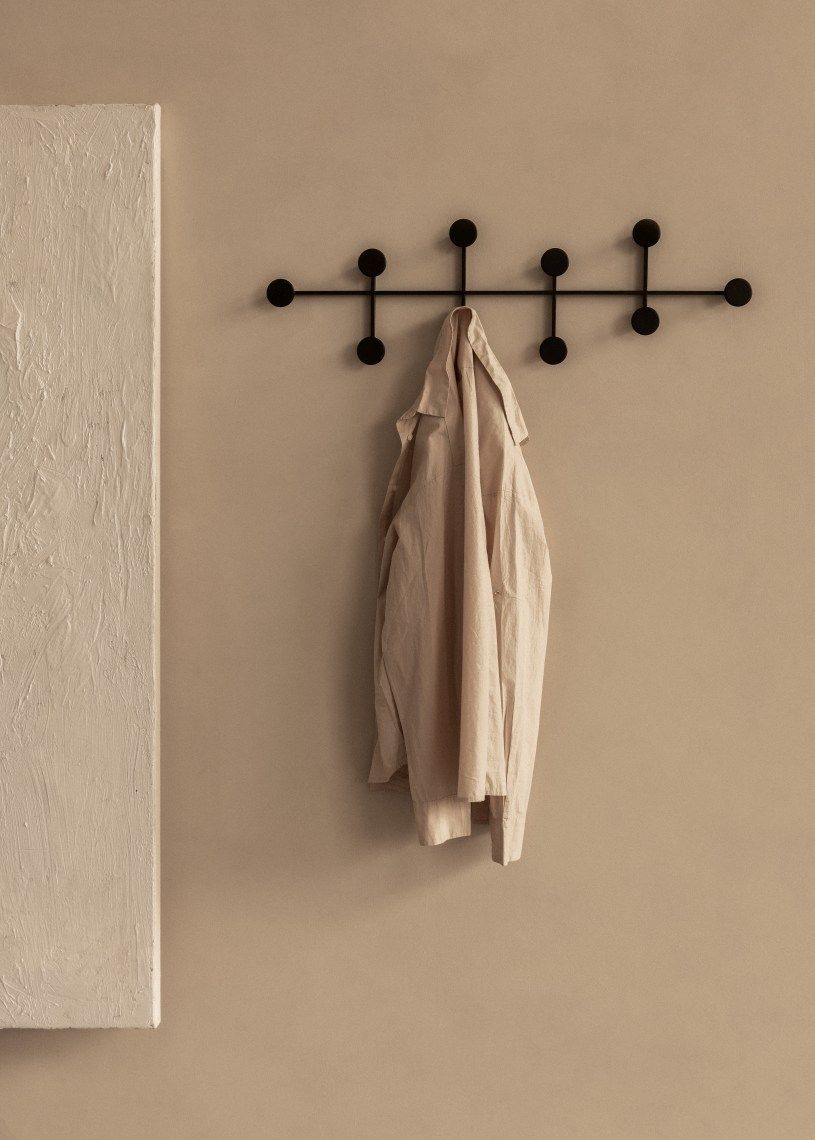 Afteroom Coat Hanger Large Schwarz Garderobenhaken Audo 