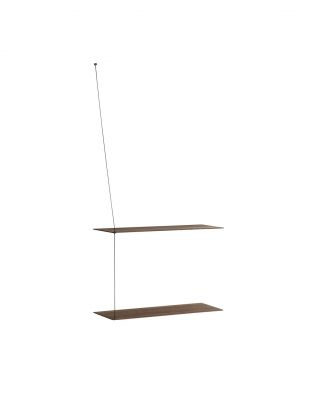 Stedge Wandregal Breite 60 cm Eiche rauchig Woud EINZELSTÜCK