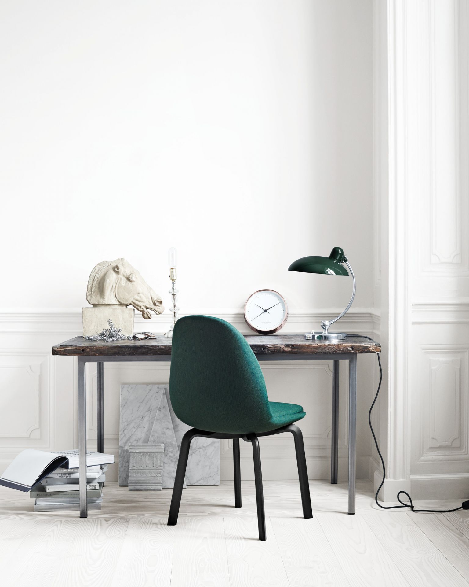 6631 T Luxus Tischleuchte KAISER idell Fritz Hansen weiß