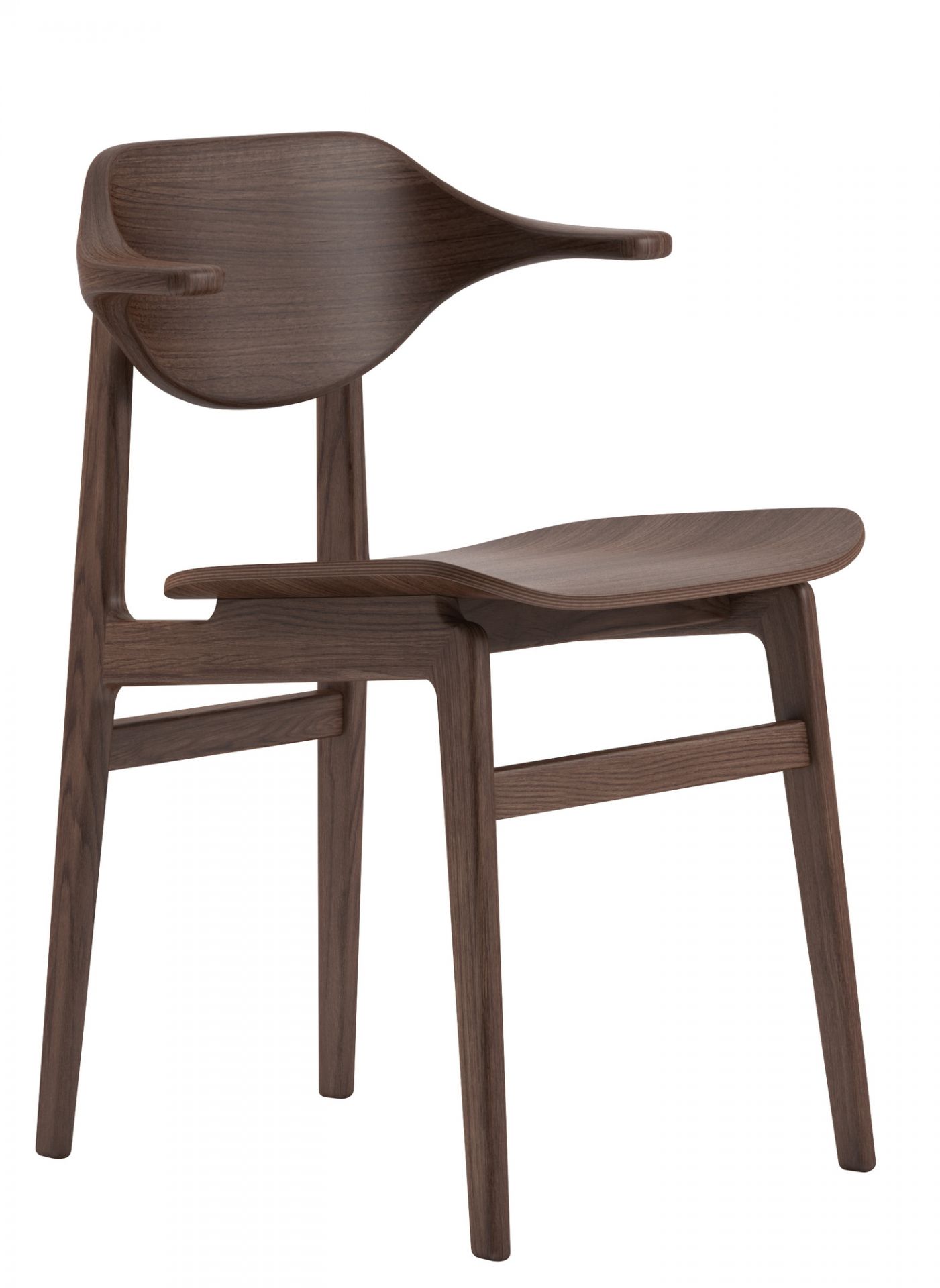 Bufala Dining Chair Stuhl Norr11 Eiche dunkel gebeizt