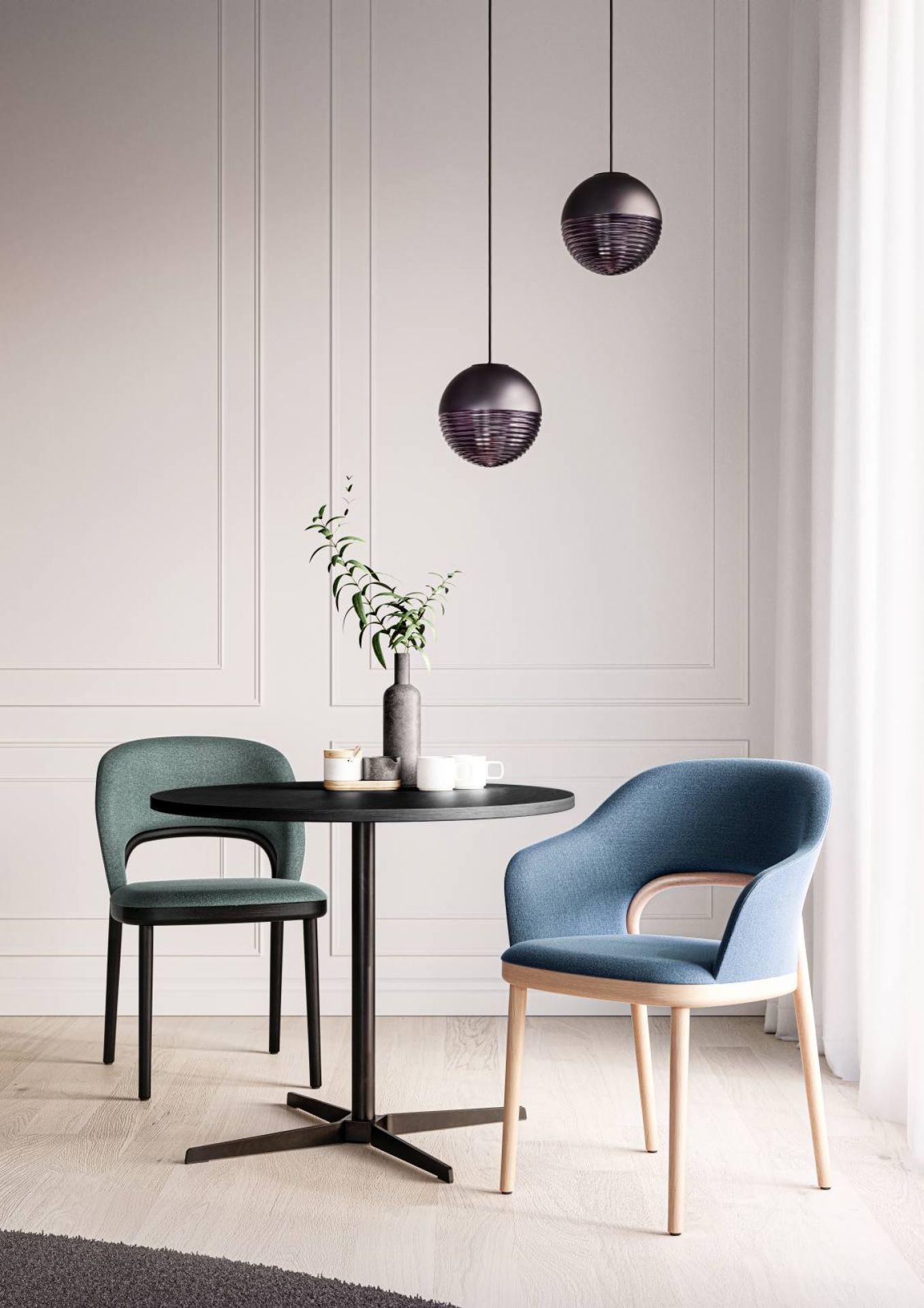 520 PF Polsterstuhl Thonet