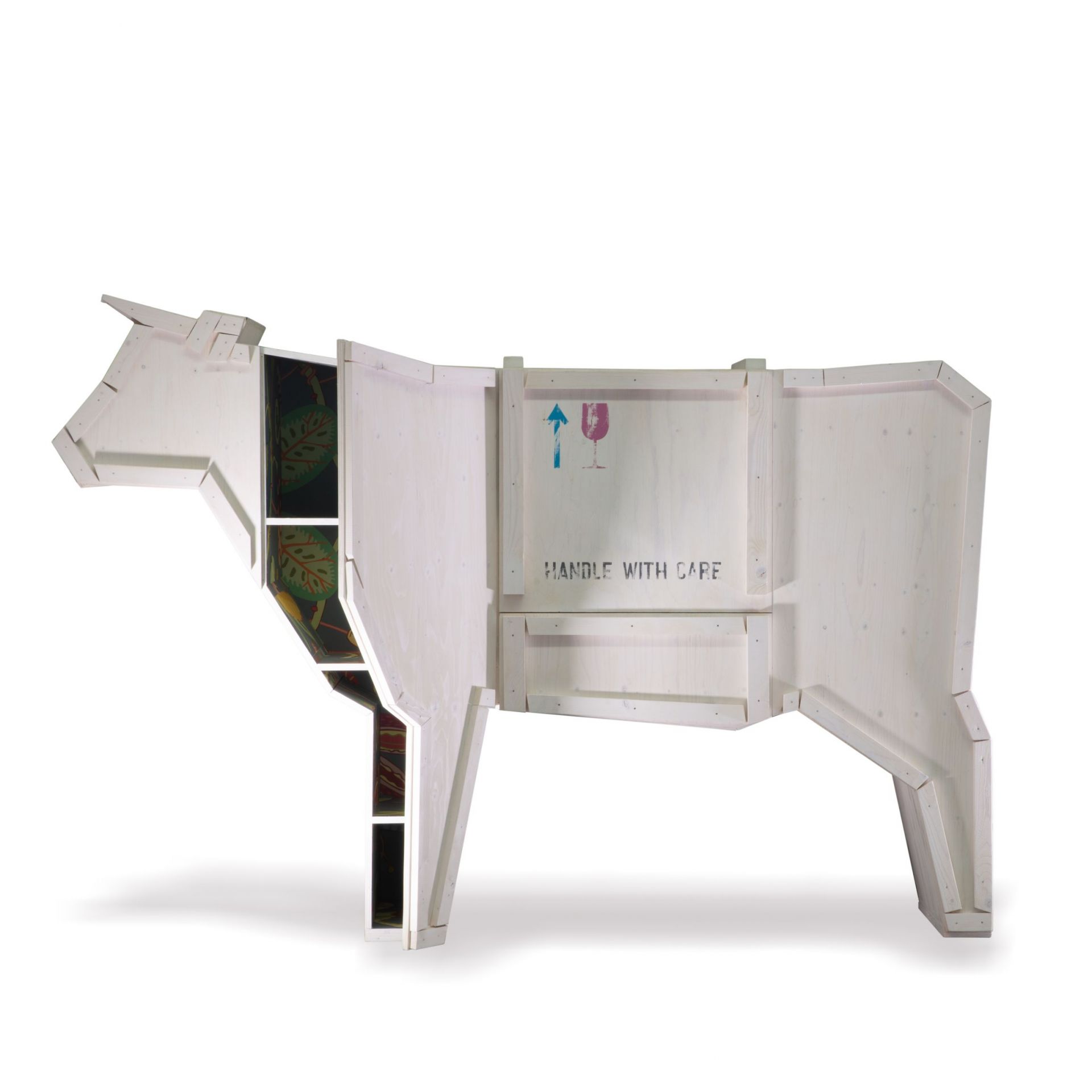 Sending Animals 2.0 Cow Schrank weiss Seletti