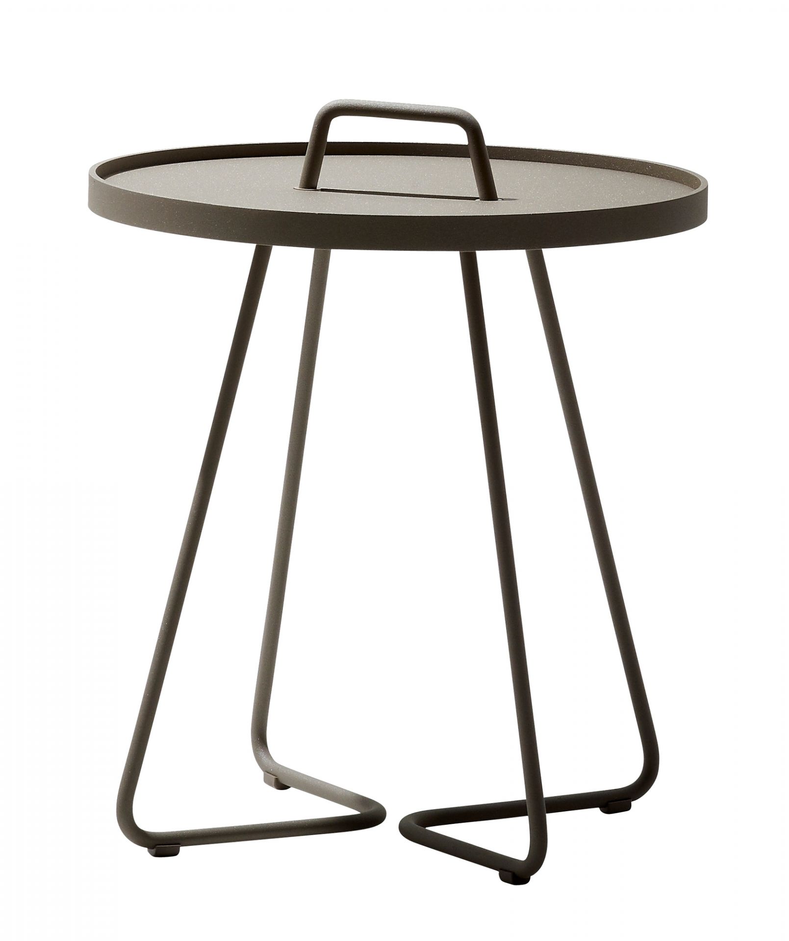 On-The-Move Outdoor Beistelltisch klein taupe Cane-Line