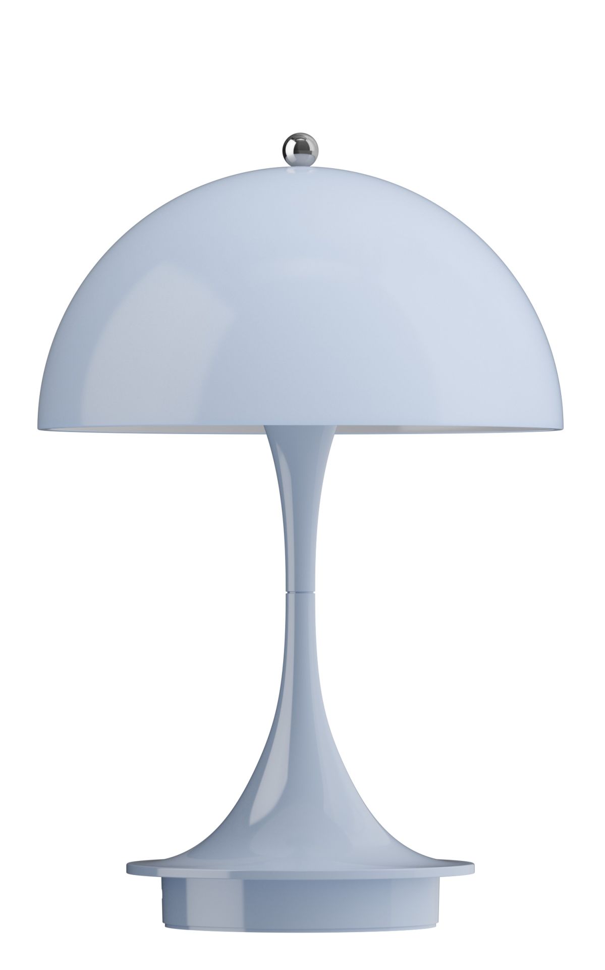 Panthella 160 Portable V3 Akku LED-Tischleuchte Indoor/Outdoor Louis Poulsen Opal blau