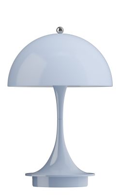 Panthella 160 Portable V3 Akku LED-Tischleuchte Indoor/Outdoor Louis Poulsen Opal blau