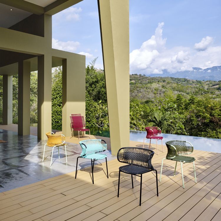 Cielo Stacking Armchair Stapelbarer Armlehnstuhl Outdoor ames 