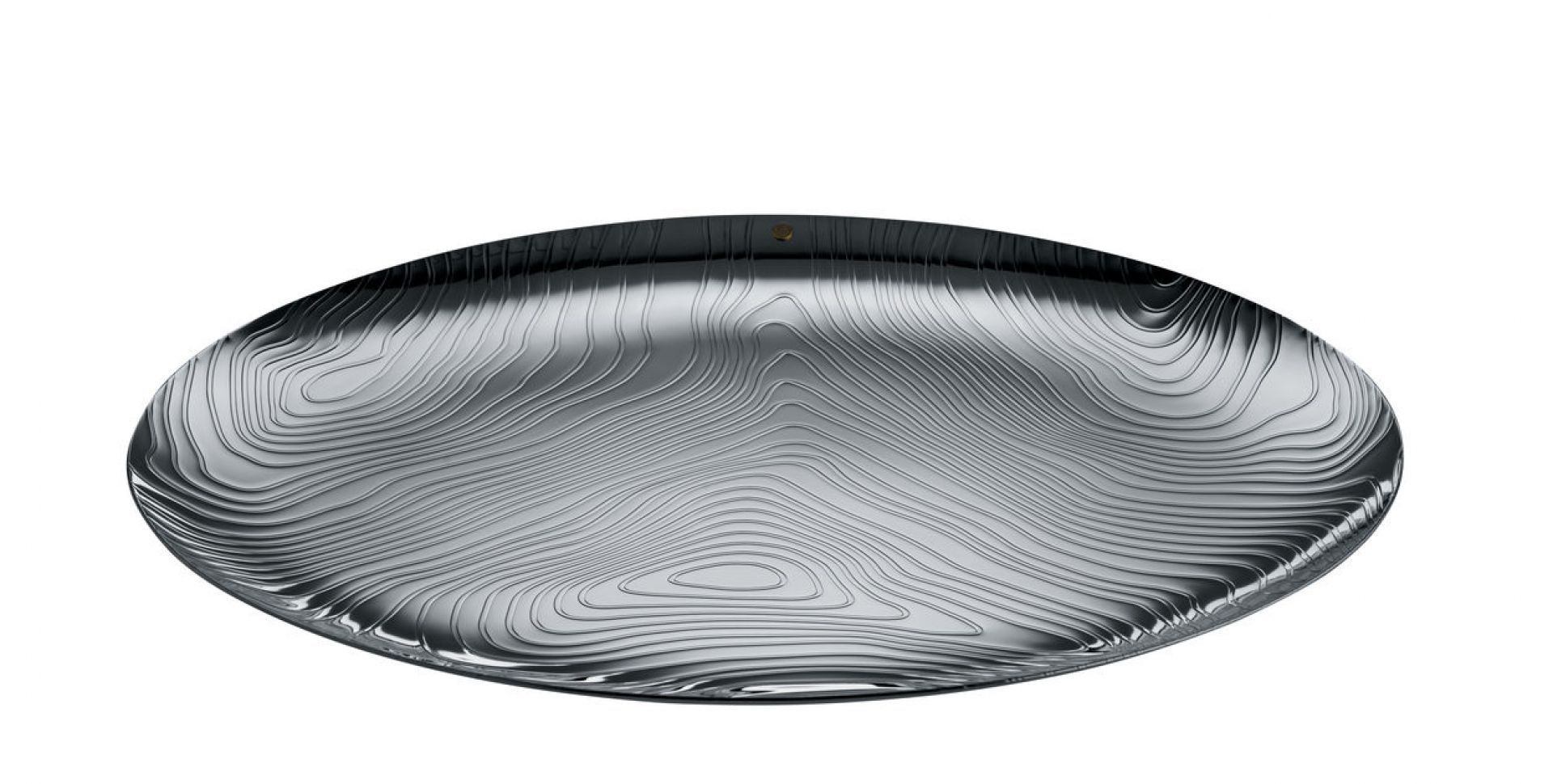 PU07 Veneer Tablett Edelstahl Alessi EINZELSTÜCK