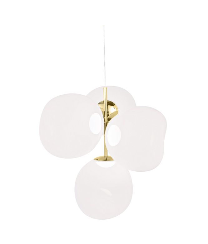 Melt Small Chandelier Pendelleuchte Gold Tom Dixon