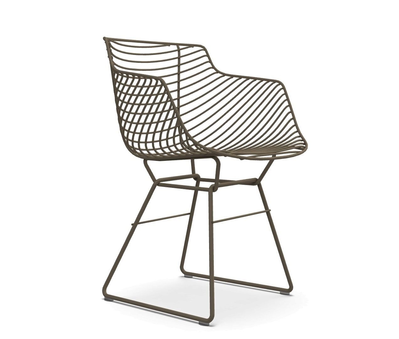 Flow Filo SLIM Indoor/Outdoor Chair Stuhl Kufengestell MDF Italia