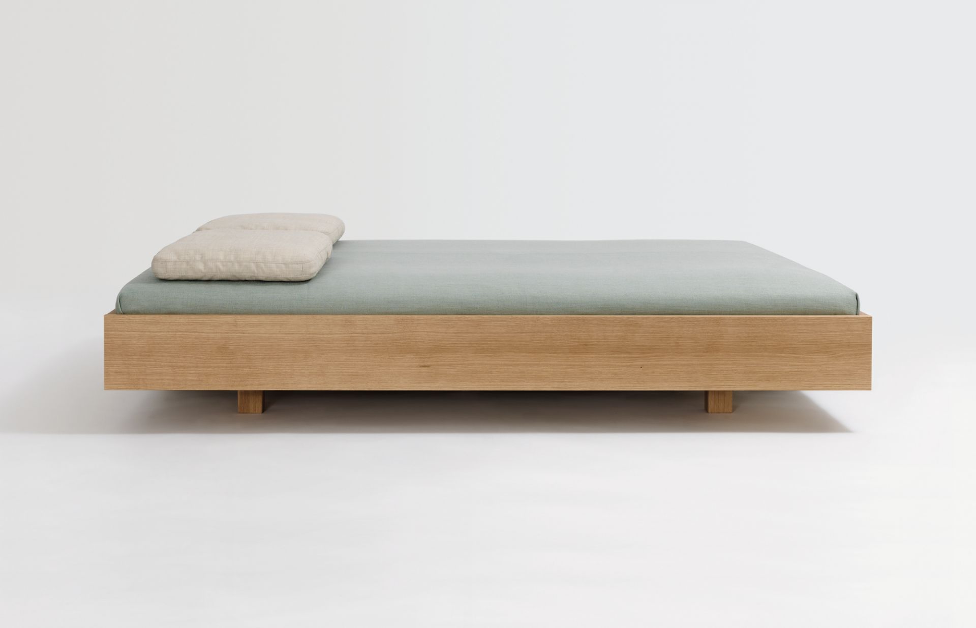 Simple 160 Holzbett Eiche Zeitraum