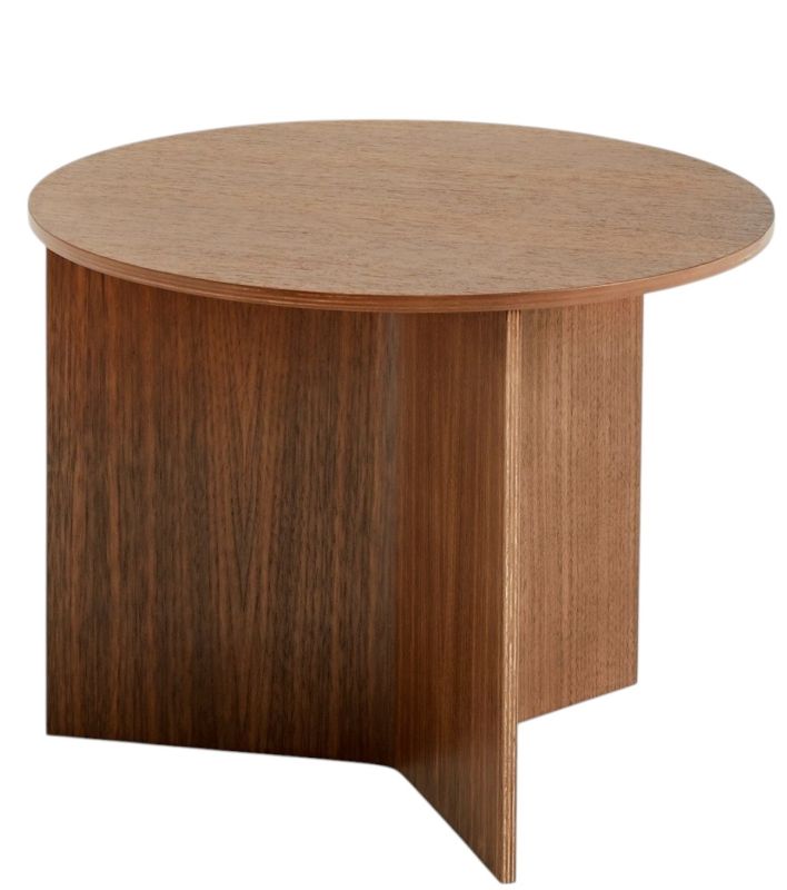 Slit Table Wood Round Beistelltisch / Couchtisch Holz Hay 