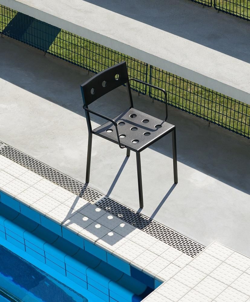 Balcony Outdoor Armchair Armlehnenstuhl ANTHRAZIT Hay EINZELSTÜCK 