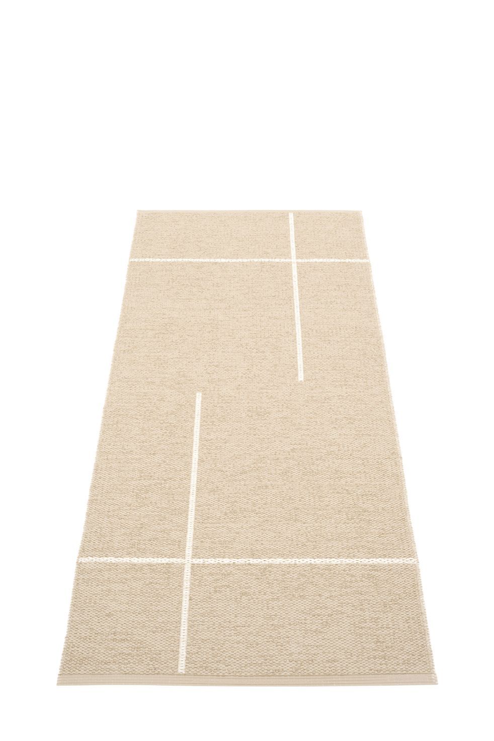 Fred Teppich 70x180cm beige Pappelina