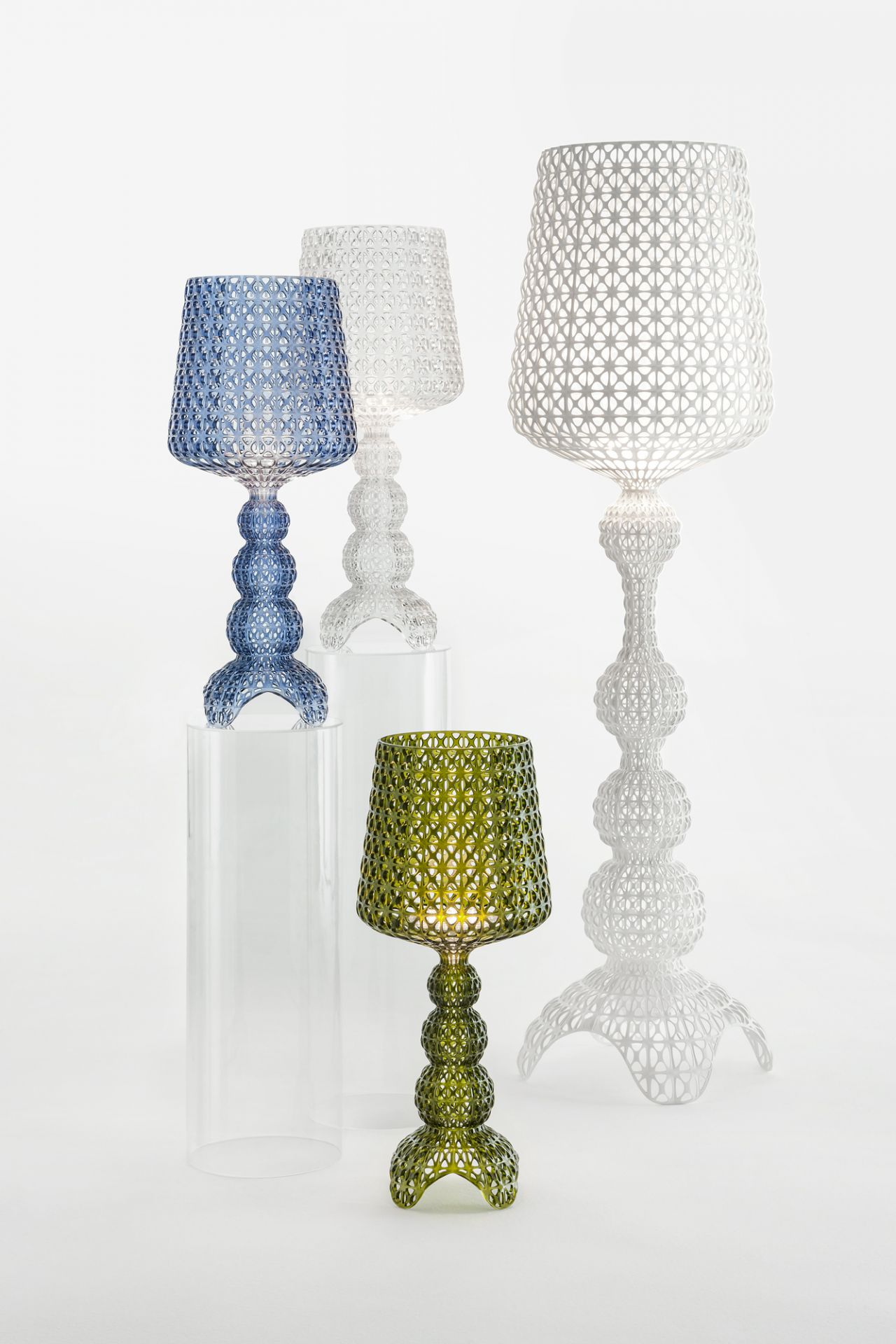 Mini Kabuki Tischleuchte glasklar Kartell
