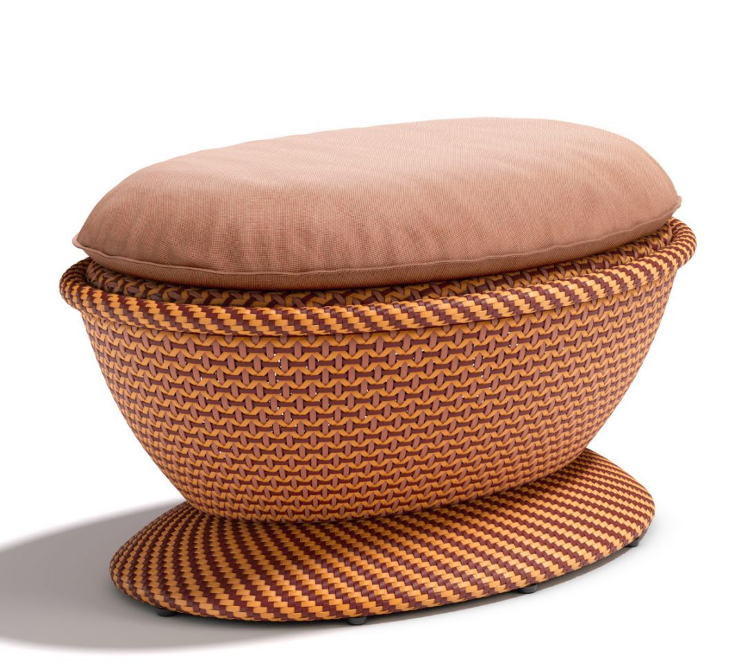 Papyon Hocker inkl. Sitzkissen Dedon