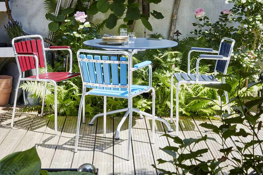 Haefeli Gartentisch Outdoor Ø 90 cm Embru 
