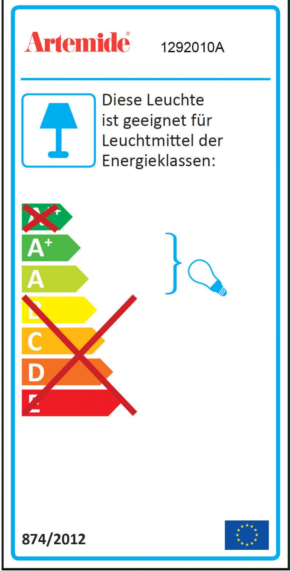 Edge Parete 21 Wandleuchte Artemide