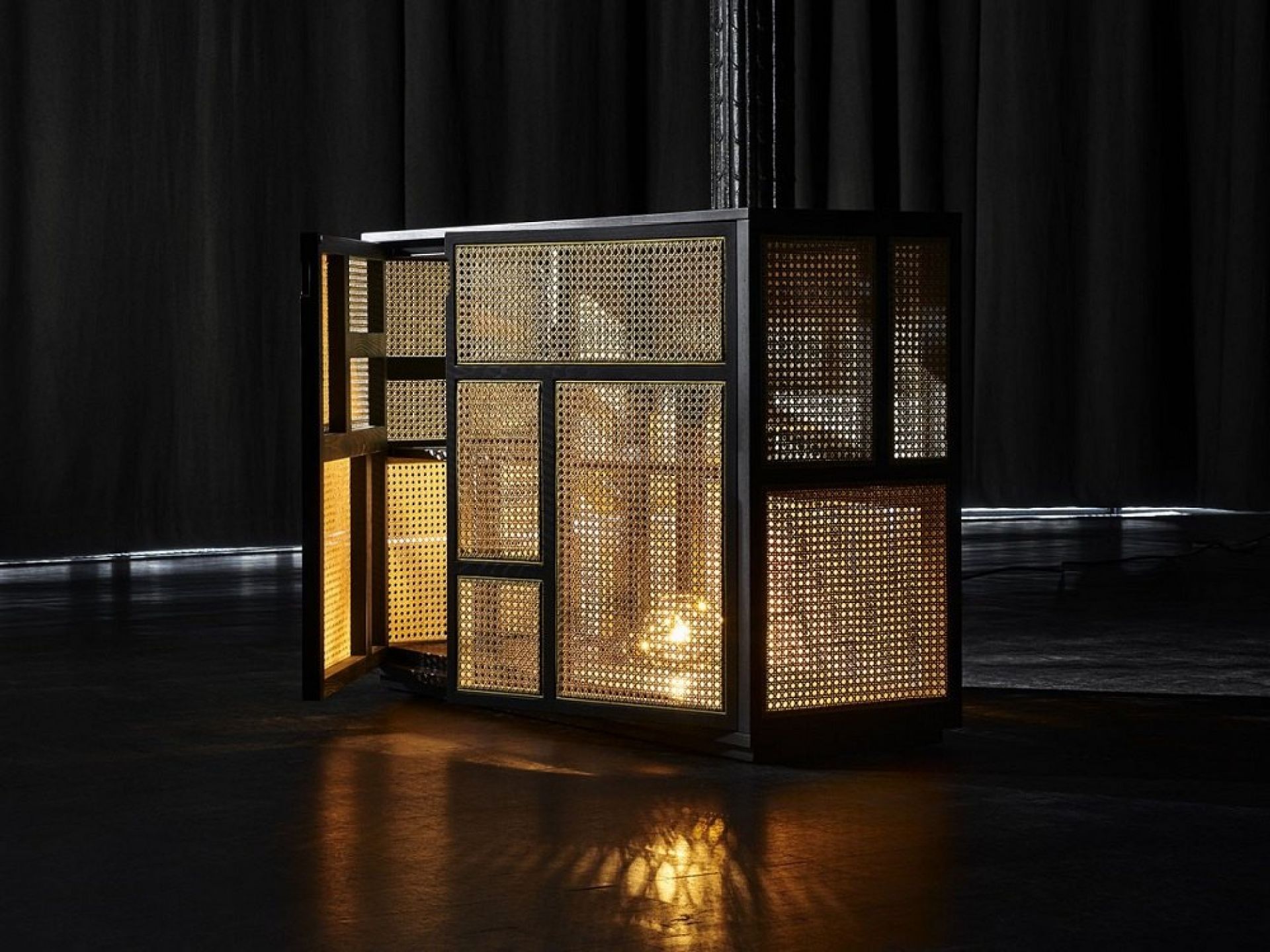 Air Sideboard Design House Stockholm Eiche schwarz