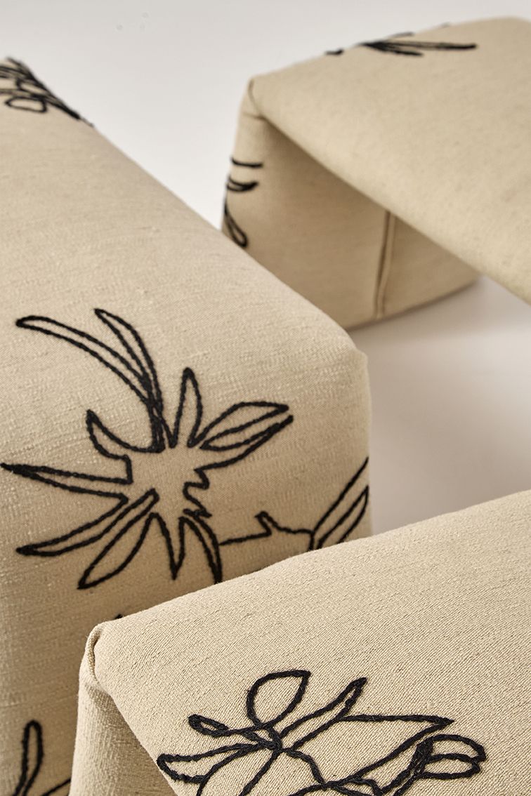 Folded Flower Bench Bank Nanimarquina 